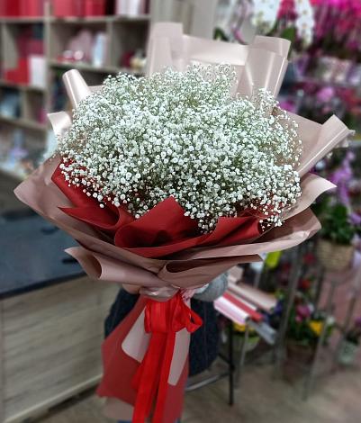 Букет цветов из: Гипсофила в Степном