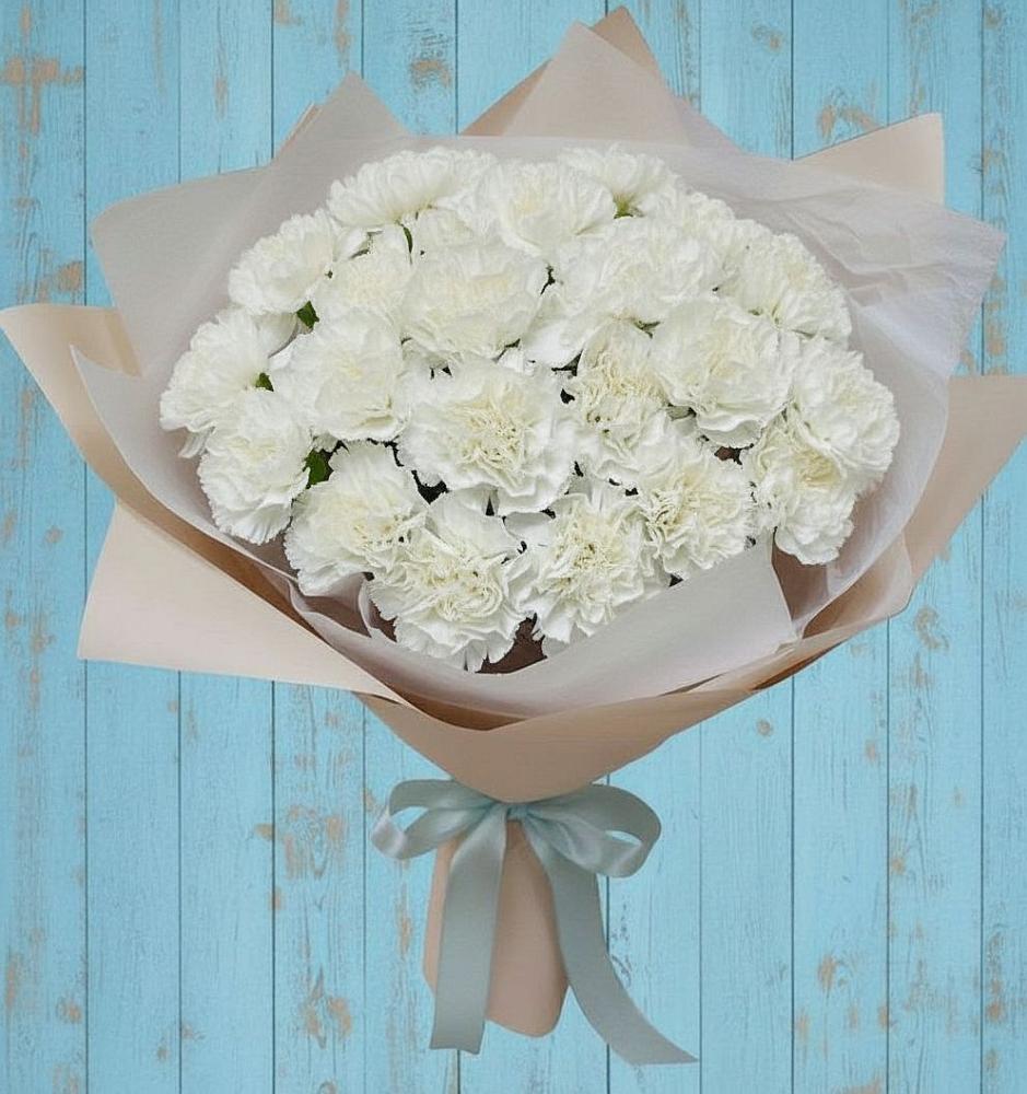 Букет цветов из: Гвоздики в Степном