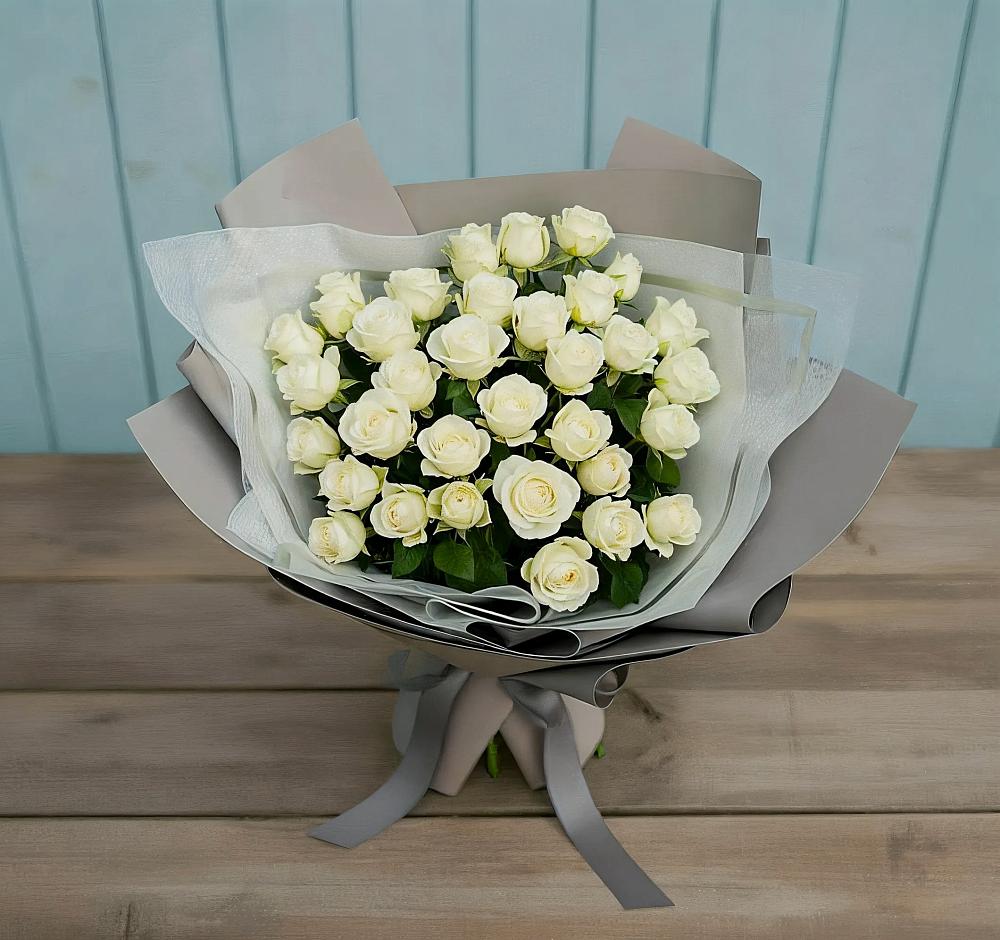 Букет Белоснежная нежность в Степном