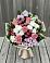 Букет цветов из: Альстромерии, Гвоздики, Розы и Хризантемы в Степном