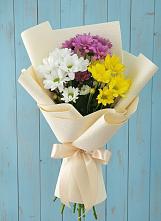 Букет цветов из:  Хризантемы в Степном