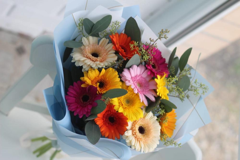 Букет цветов из: Герберы в Степном