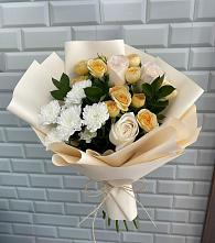 Букет цветов из:  Розы и Хризантемы в Степном