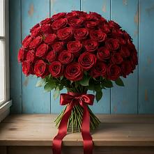 Букет Красные розы Блэк Меджик в Степном