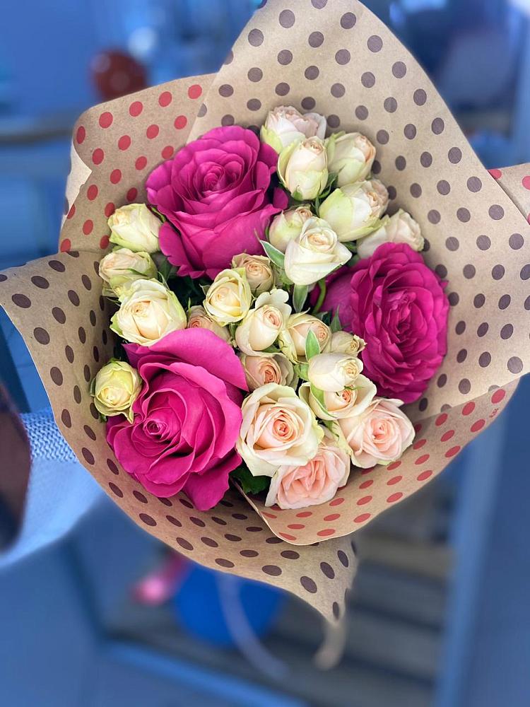 Букет цветов из: Розы в Степном