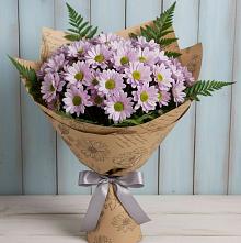 Букет цветов из:  Хризантемы в Степном