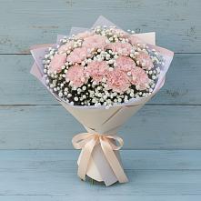Букет цветов из:  Гвоздики в Степном