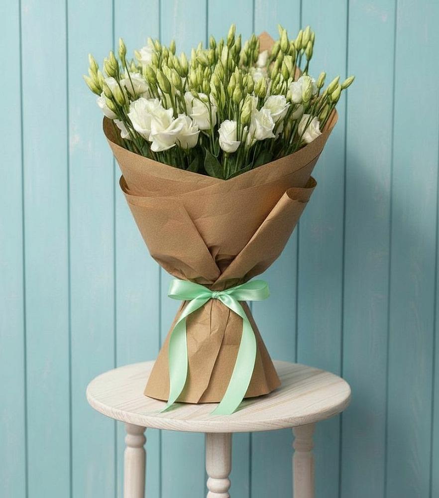 Букет цветов из: Лизиантусы в Степном