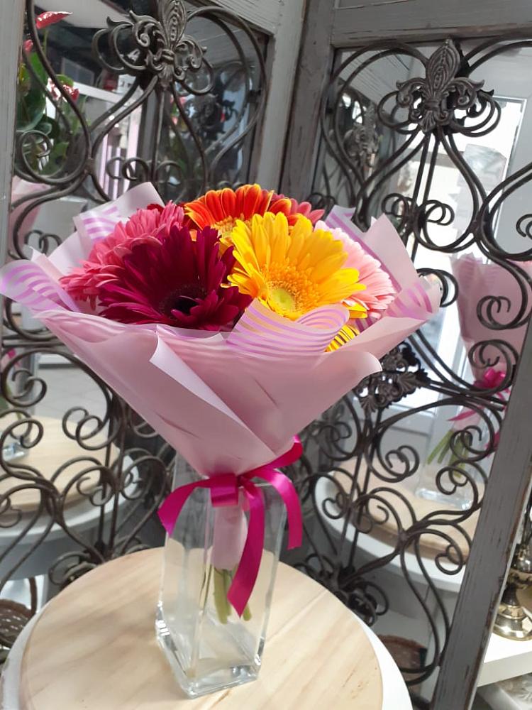 Букет цветов из: Герберы в Степном