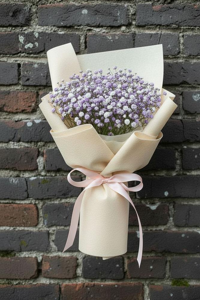 Букет цветов из: Гипсофила в Степном