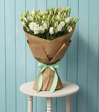 Букет цветов из:  Лизиантусы в Степном