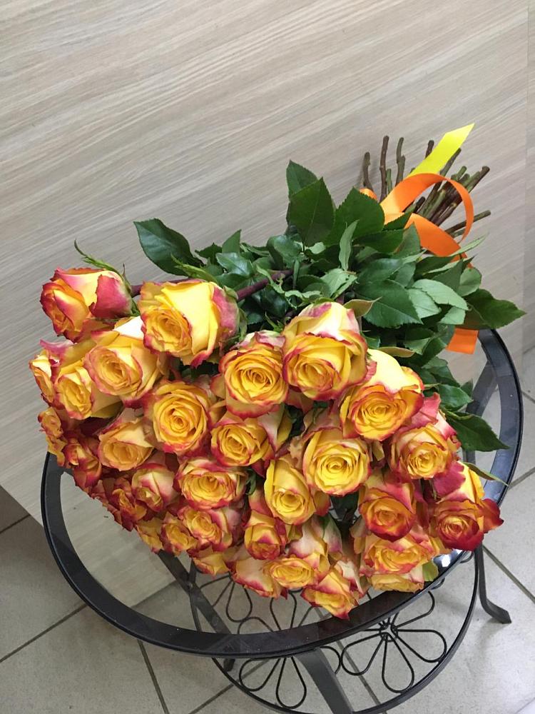 Букет Желтые розы в Степном