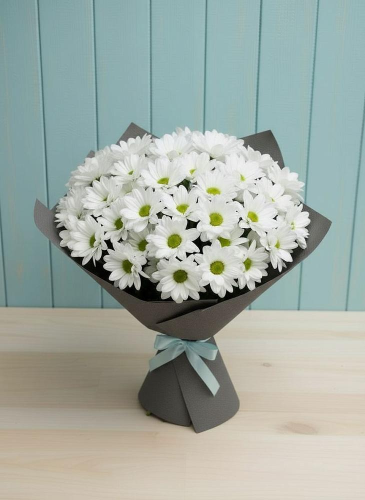 Букет цветов из: Хризантемы в Степном