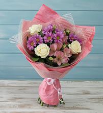 Букет цветов из:  Герберы в Степном