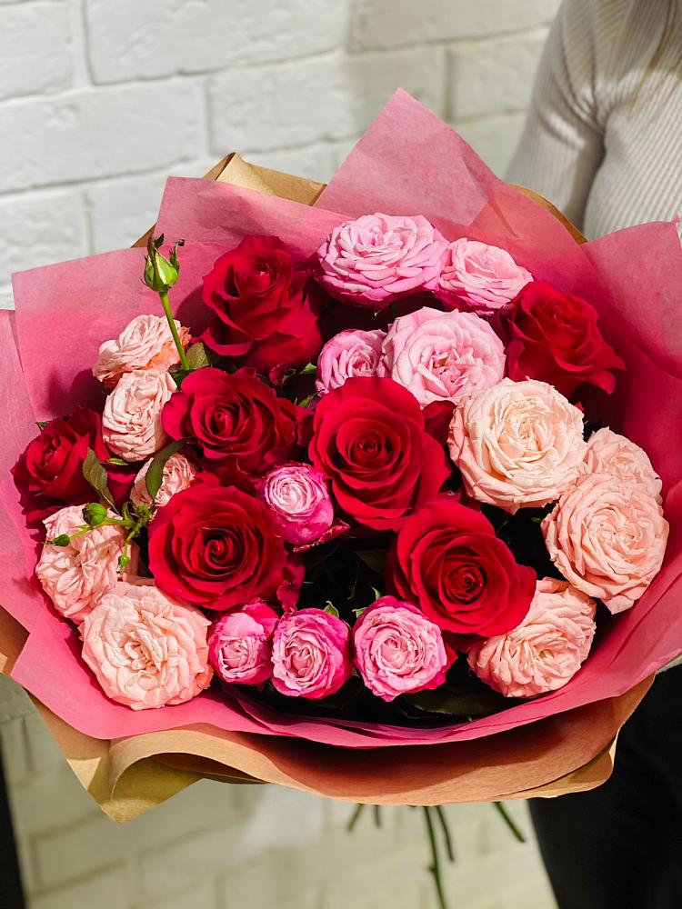 Букет цветов из: Розы в Степном