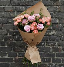 Букет цветов из:  Розы #REPLACE_PRED# Степном