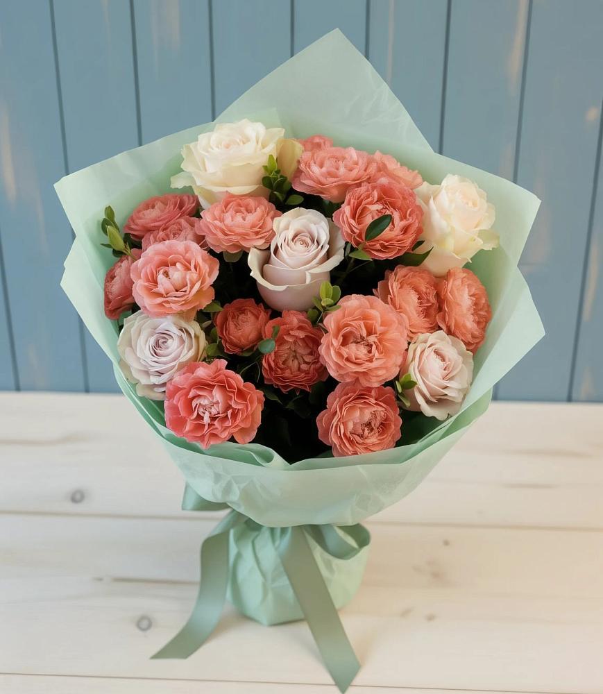 Букет цветов из: Розы в Степном