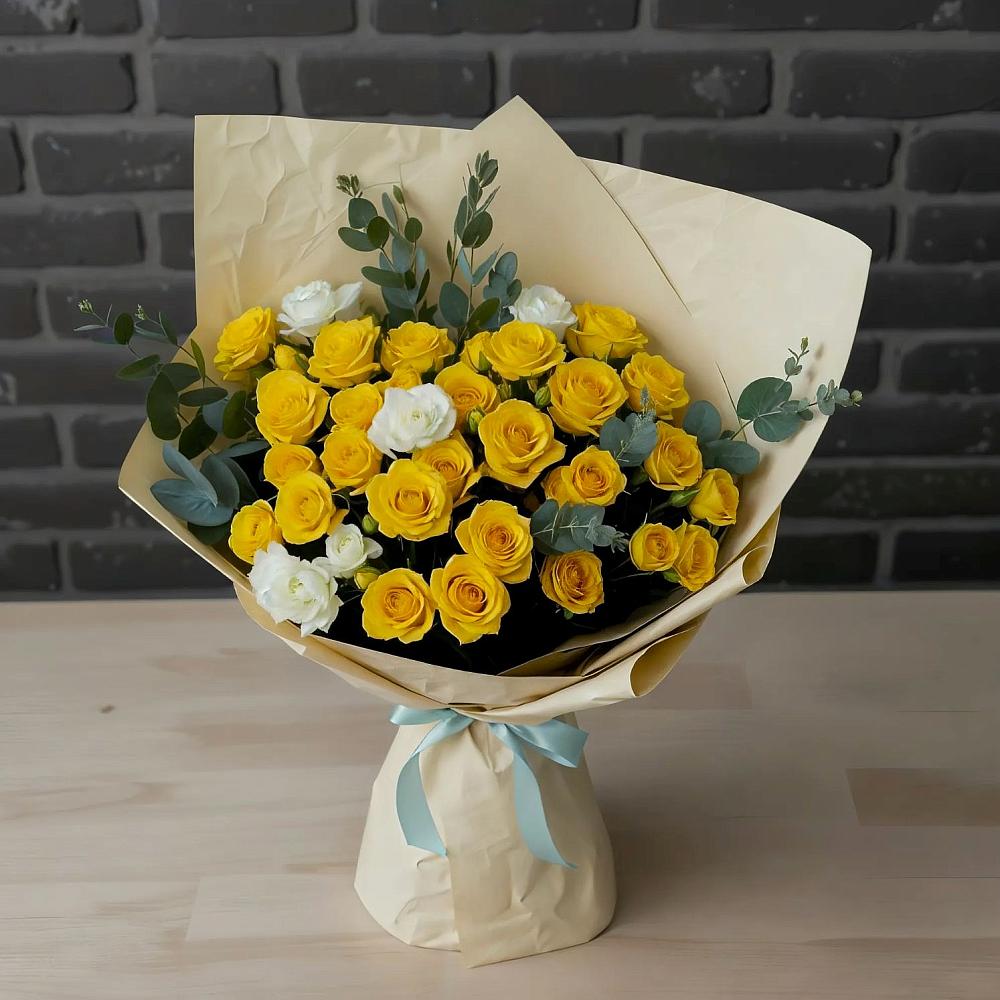 Букет цветов из: Розы в Степном