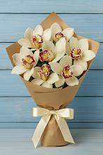 Букет цветов из:  Орхидеи и Розы в Степном